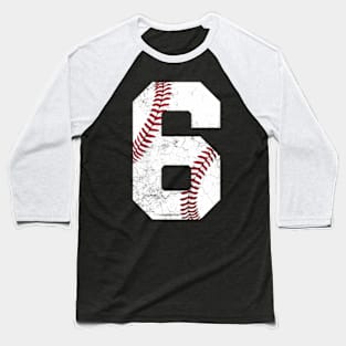 6Th Birthday Gift 2018 Baseball Boys Kids Six 6 Sixth Baseball T-Shirt